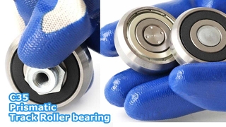C35 Prismatic Roller (C35-2RS ZZ): Khusus untuk Compact T/U-Rail 35mm