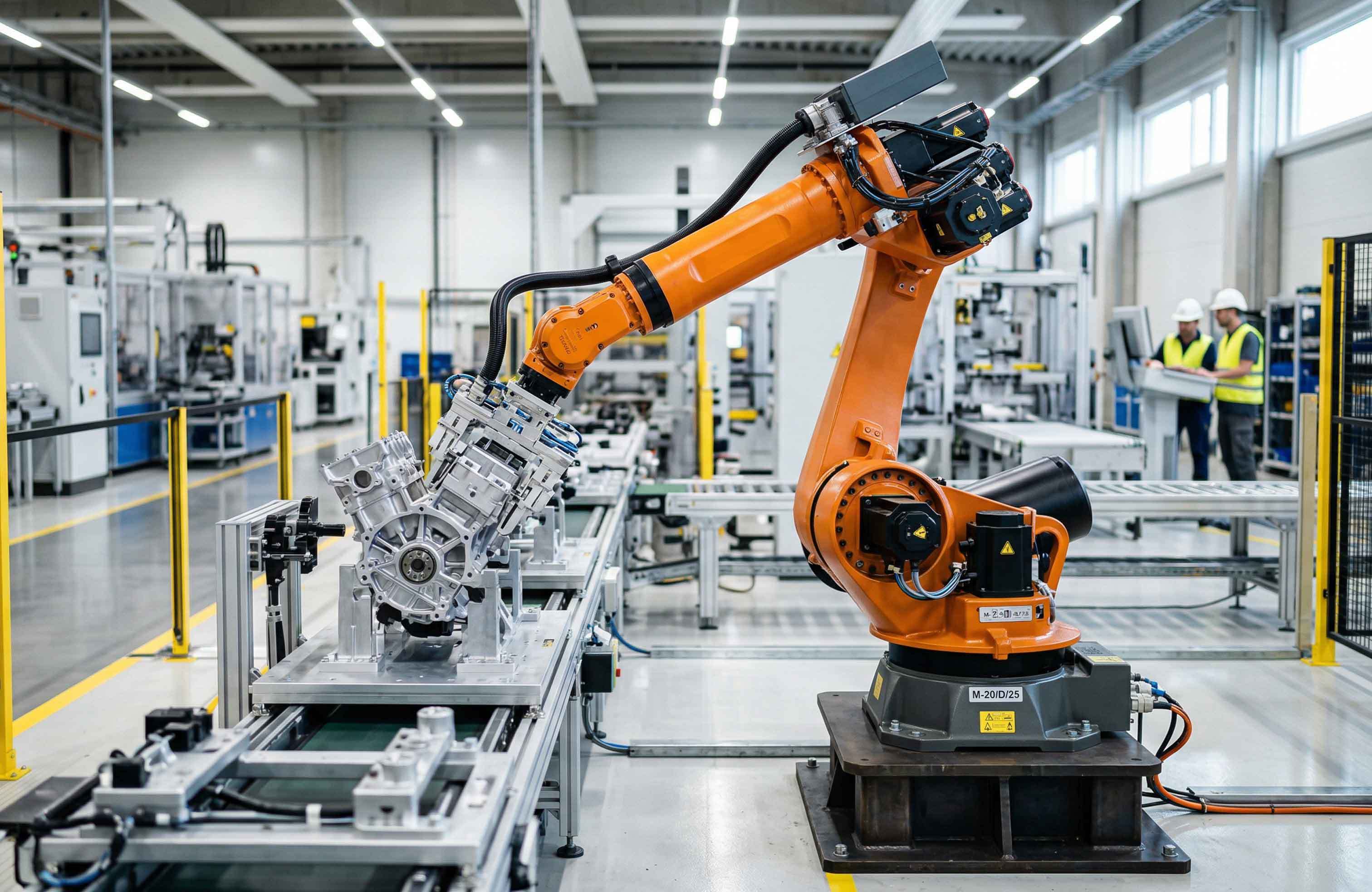 Blog perusahaan terbaru tentang Pemilihan Bantalan Robot Industri 6-Axis: Bantalan mana untuk Pergelangan tangan, Bahu & Pinggang?