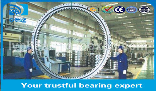 Beli Excavator mati cincin berputar bantalan EX120-3, Bagian tipis Ball Bearings pembuatan online