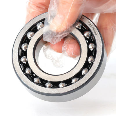 membeli 1209K Self-aligning Ball Bearing 45×85×19mm 1:12 Tapered Bore Open-type Untuk Peralatan Transmisi Industri pembuatan online