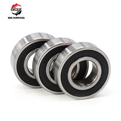membeli GQZ 6205-2NSE Bantalan Bola Alur Dalam Baris Tunggal 25×52×15mm Segel Karet NBR Kontak Ganda pembuatan online