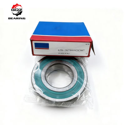 Beli 6206-2RZTN9/HC5C3WT P0 Ceramic Deep Groove Ball Bearing Elevator Parts with High Durability pembuatan online