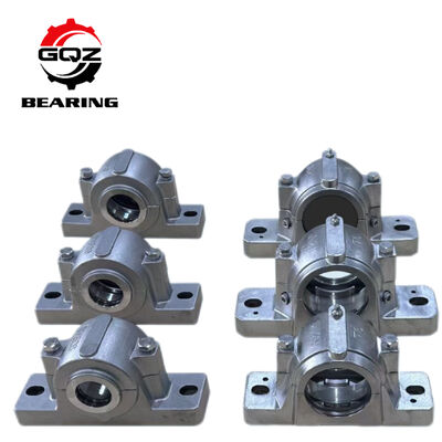 Beli GQZ UCFX18 Unit bantalan flange persegi empat baut 90mm Shaft Cast Iron Housing dengan bantalan sisipan UCX18 pembuatan online
