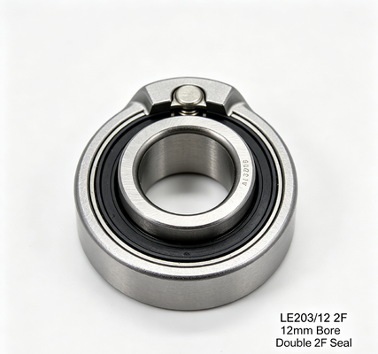 Beli LE203/12 2F Ekskentris Kunci Kerah Eksternal Spherical Insert Ball Bearing pembuatan online