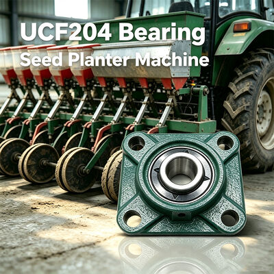 membeli UCF204 Square Flange Pillow Block Bearing 20mm Bore Cast Iron Housing Unit Dipasang untuk Disc Harrow Tiller pembuatan online