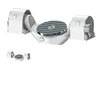membeli HIWIN RAB‐630 Torque Motor Rotary Table Dual Support 2-Axis Direct-Drive Zero Backlash Heavy-Duty 5-Axis CNC Worktable pembuatan online