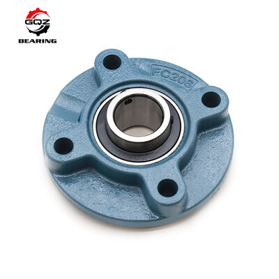 membeli LYF214-2F 4-Bolt Flange Bearing, Eccentric Lock, Double 2F Mud-Proof Seals pembuatan online