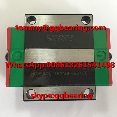 Beli GCR15 Baja Bahan HIWIN HGW20CB Flange Tipe Linear Guideway pembuatan online