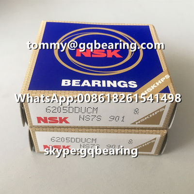 Beli Jepang dibuat Gcr15 baja Bahan NSK 6205DDU 6205DDUCM Karet disegel Deep Groove Ball Bearing pembuatan online