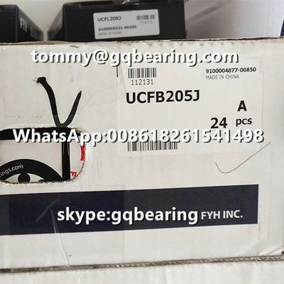 Beli Bahan besi tuang FYH UCFB205J 3-bolt Flanged Pillow Block Ball Bearing UCFB205 pembuatan online