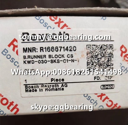 Beli Rexroth R166671420 Baja Bahan Lebar sempit Panjang pendek Tinggi standar Blok linier pembuatan online