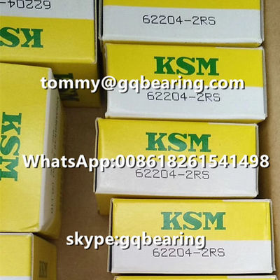 Beli Jepang Asal KSM 62204-2RS Karet Segel Deep Groove Ball Bearing 20 x 47 x 18 mm pembuatan online