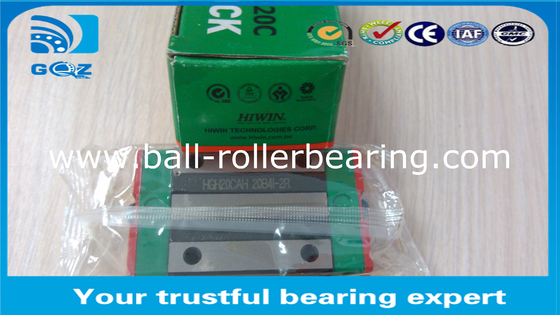 Mesin bubut HGH25HA Linear Ball Bearing Guideway Presisi tinggi 23 X 48 X 40 mm