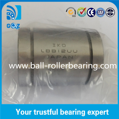 Original LBB12UU Linear Motion Bearings OD 31.75mm Sertifikasi ISO9001