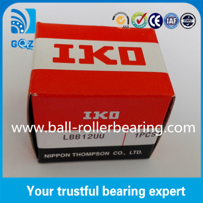 Original LBB12UU Linear Motion Bearings OD 31.75mm Sertifikasi ISO9001