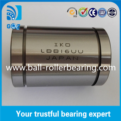 LBB16UU Linear Shaft Bearing Chrome Steel Bearings P0 P2 Peringkat presisi