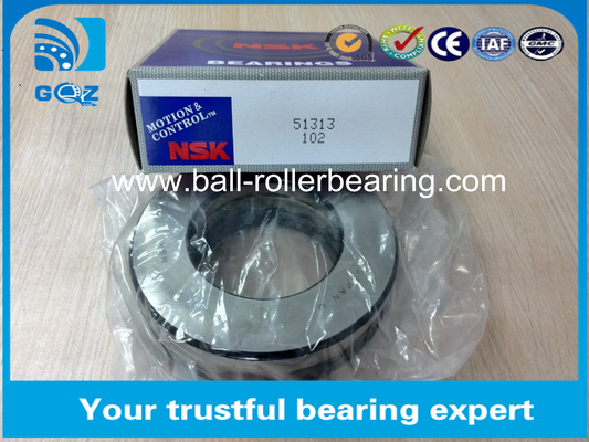 Steel Cage 51308 Thrust Ball Bearing Daya tahan lama Satu arah 40x78x26mm