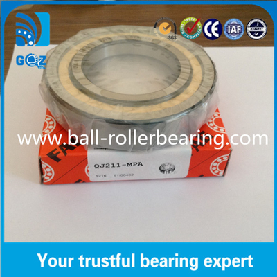 Baja Chrome Angle Contact Ball Bearing, Empat Titik Ball Bearing QJ211 MPA