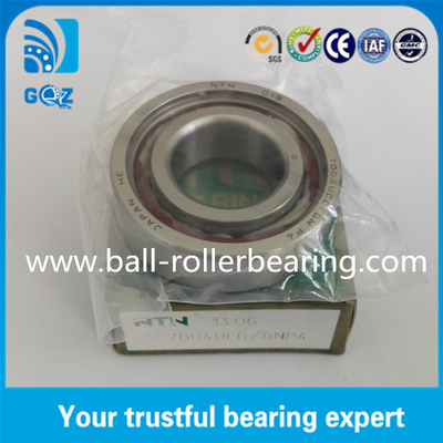 7004UCG Super Precision Bearing Bahan baja Chrome P5 / P4 Tinggi 12mm