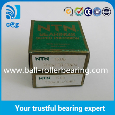 7004UCG Super Precision Bearing Bahan baja Chrome P5 / P4 Tinggi 12mm