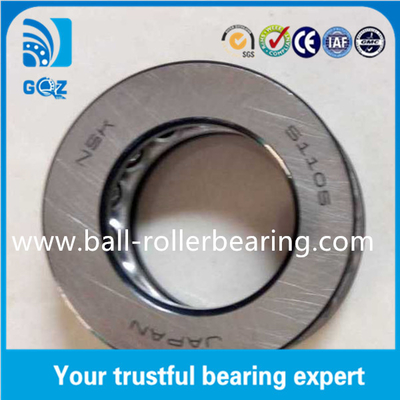 51105 Dorongan Tinggi Precision Ball Bearing Diameter Luar 42mm Dengan Steel Cage