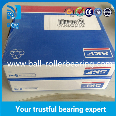 Ketinggian 31MM Chrome Steel Thrust Ball Bearing 51128 Untuk Mesin Pertanian