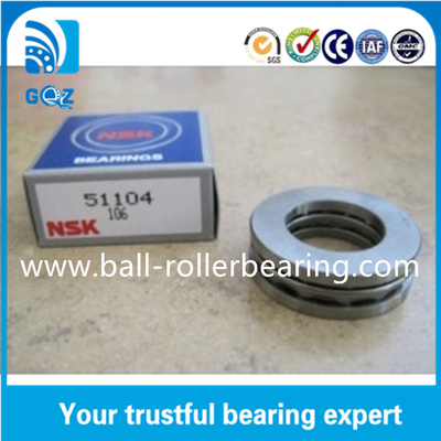 C2 C3 Mesin Jet Thrust Ball Bearings 51104 Pakai tahan Sertifikasi ISO9001