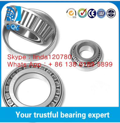 Baja Karbon Tapered Double Row Roller Bearing Disesuaikan L44543 Inch