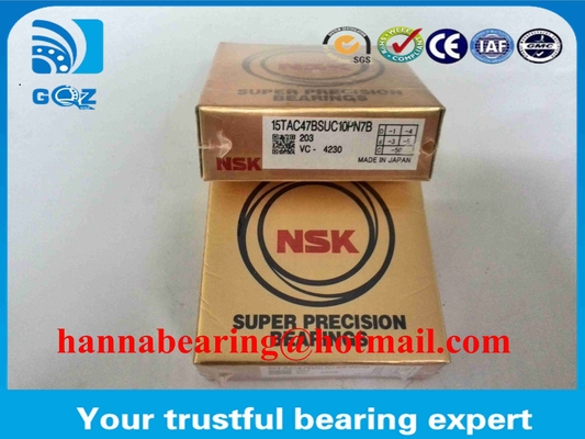 Bantalan dukungan sekrup bola 45TAC75BSUC10PN7B Bantalan kontak sudut 60° Contact Angel