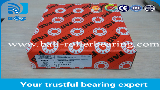 Z1V1 Z2V2 Vibration Cylindrical Roller Bearing NU318 E-M1 Sertifikasi ISO9001