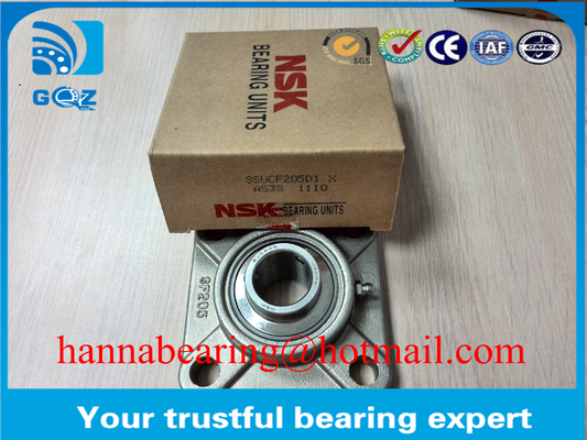 SSUCF204 Blok bantal persegi Material baja tahan karat presisi tinggi 20x86x33.3mm