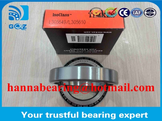 L305648/L305613 Tapered Roller Bearings Disesuaikan Ketahanan dingin 49.987x83.337x18.255mm