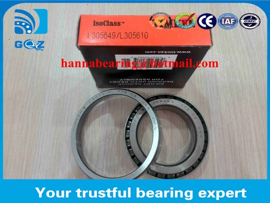 L305648/L305613 Tapered Roller Bearings Disesuaikan Ketahanan dingin 49.987x83.337x18.255mm