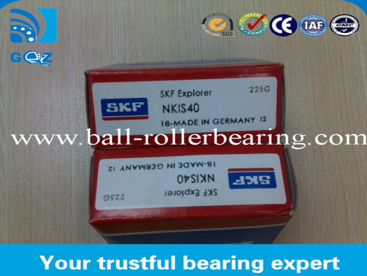 GCr15 Material NKIS40 Jarum Roller Bearing Z1V1 Z2V2 Getaran 40 X 65 X 22 mm