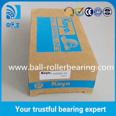 2 Bolt Bolt Block Ball Bearings 25.4mm Koyo UCP205-16 Dengan lubang baut 1 &quot;