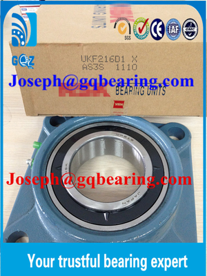 80 mm 18 KG Aluminium Angle Contact Bearings Untuk Motor Listrik Industri
