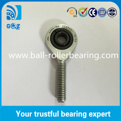 GAR6-DO Rod End Spherical Plain Bearing Disesuaikan Dengan Panjang Benang Tangan Kanan 46,5mm