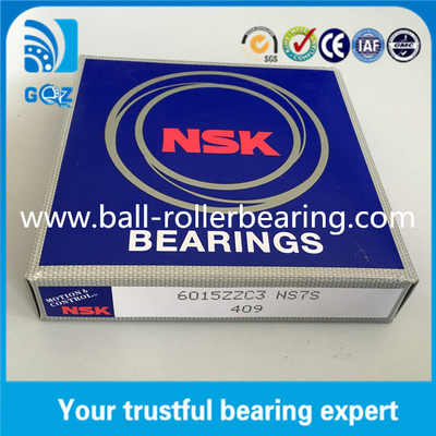 C3 Kebersihan NSK 6015ZZ C3 Low Noise Motor Bearing Jepang Asal 75*115*20mm