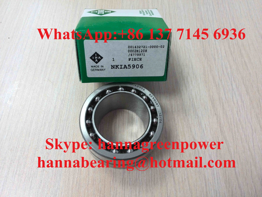 35x55x27mm Needle Roller Bearing NKIA5907 Angle Contact Bearing dengan Inner Ring