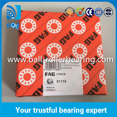 51118 Tunggal arah bantalan bola dorongan dengan mesin cuci kursi 90*120*22mm