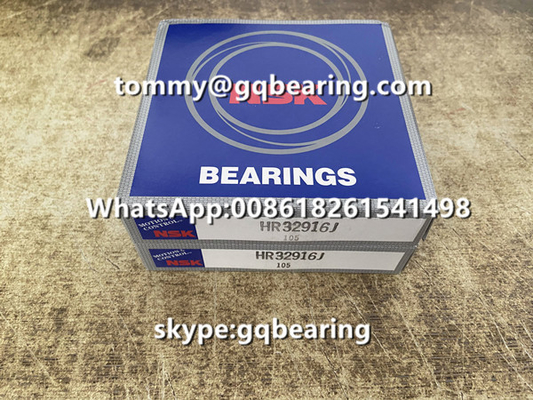 GCR15 Baja Bahan NSK HR32916J Tapered Roller Bearing HR 32916 J Spindle Bearing
