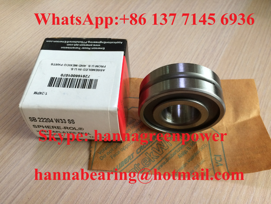 SB 22204 W33 SS Bantalan Rol Bola Dengan Segel Ganda 20x47x18mm