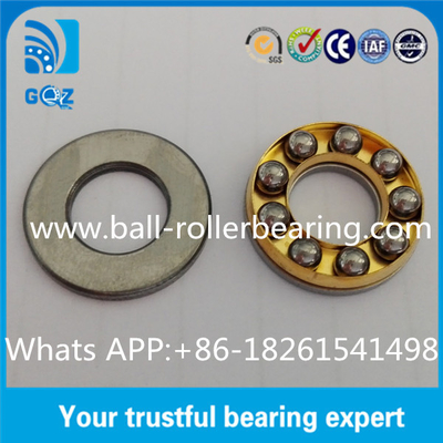 Brass Cage F8-16M Miniatur Thrust Ball Bearing dengan Seat Washer 8*16*5mm