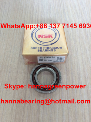 Ring luar dipandu 7906CTRDULP4 presisi Double Row Angle Contact Bearing 30x47x18mm