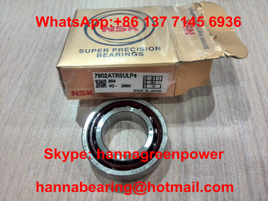 Ring luar dipandu 7906CTRDULP4 presisi Double Row Angle Contact Bearing 30x47x18mm