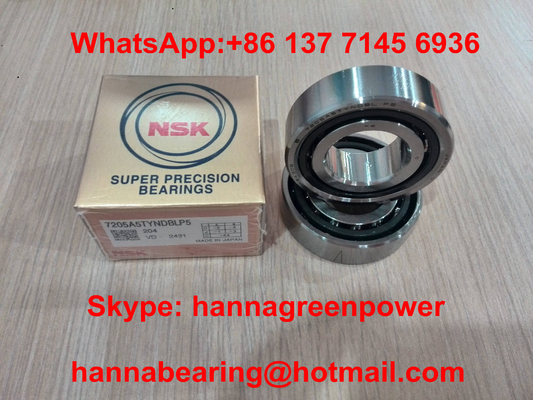 Polyamide Cage 7910A5TYNSULP4 25° Angel Single Row Roller Bearing 50x72x12mm