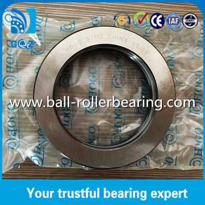 Satu arah baja dorongan bola bantalan 51112 presisi tinggi rol bantalan 60 * 85 * 17mm