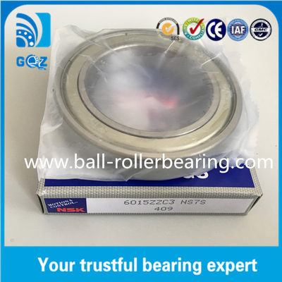Metal Shielded C3 Clearance Deep Groove Ball Bearing NSK 6015ZZ C3