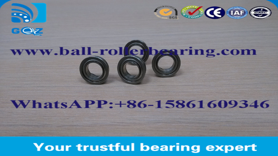 Flanged Miniature Automotive Bearings Berbaris Satu Baris Ball Bearing FRW168