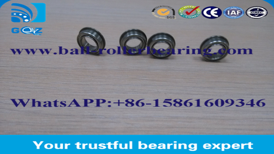 Flanged Miniature Automotive Bearings Berbaris Satu Baris Ball Bearing FRW168